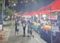 Kondisi jajaran para UMKM di Event Creative Night Market (CNM)
