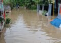 Kondisi genangan air di RT 23 Telihan