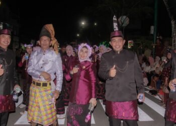 Dinas Kependudukan dan Pencatatan Sipil (Disdukcapil) Bontang turut memeriahkan Bontang City Carnival