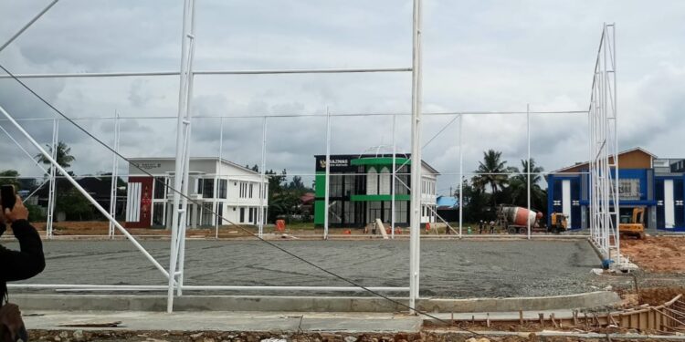 Proyek Lapangan Mini Soccer di Bontang