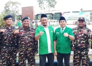 Satkorcab Banser Bontang Hadiri Apel Kebangsaan di Samarinda