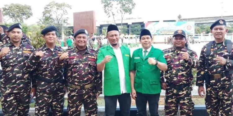 Satkorcab Banser Bontang Hadiri Apel Kebangsaan di Samarinda