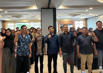 Dialog Publik Sumpah Pemuda yang digelar LAVEDA Institute, Selasa (28/10/2025) di Hotel Syahida Inn UIN Ciputat.