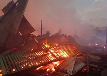 Kebakaran Melanda Permukiman di Samarinda