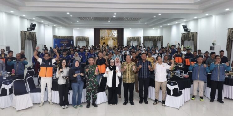 Pembukaan Wartawan se-Kaltim Kumpul di Bontang, Adu Bakat Lewat Porwada