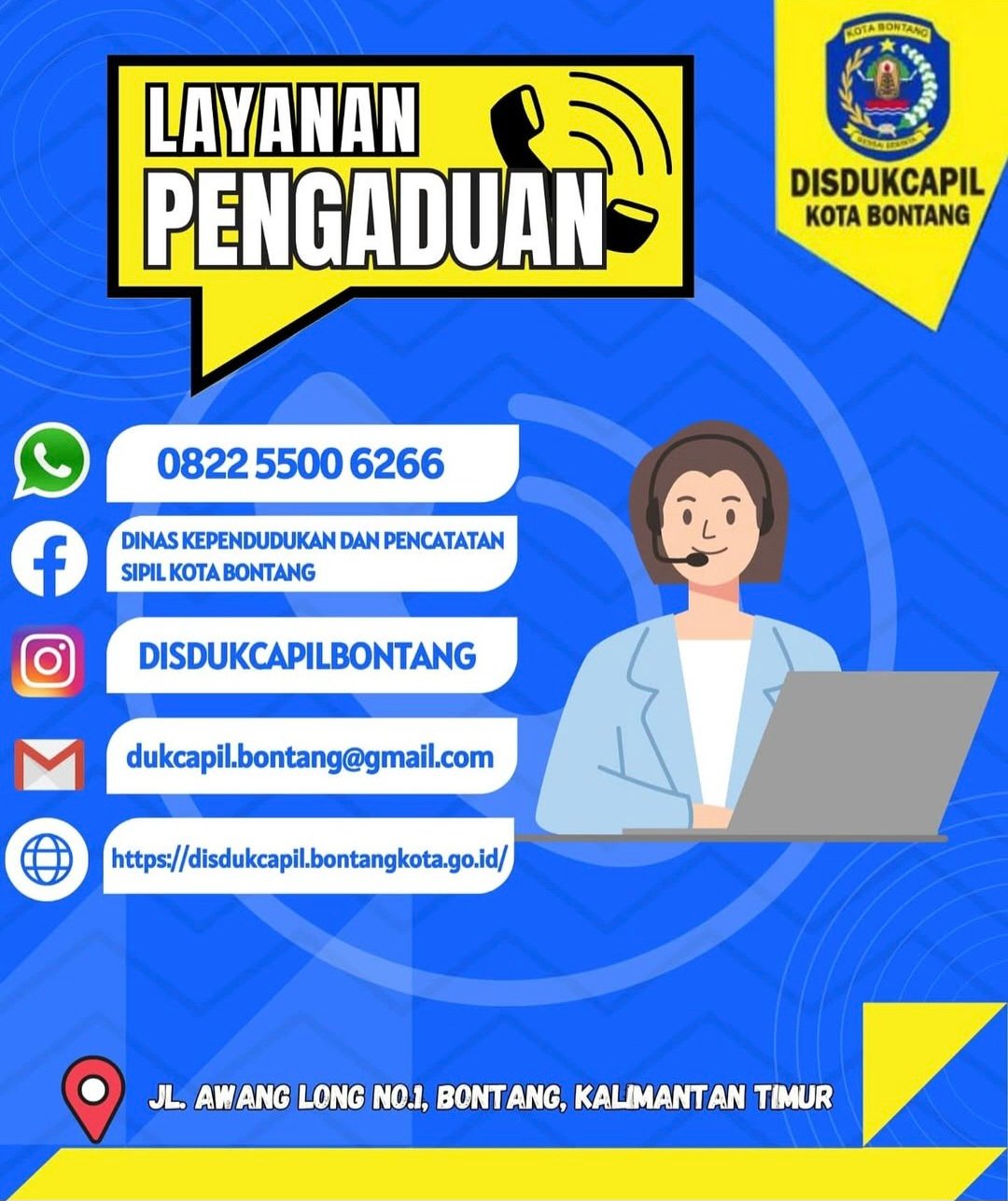 Himbauan Disdukcapil Bontang