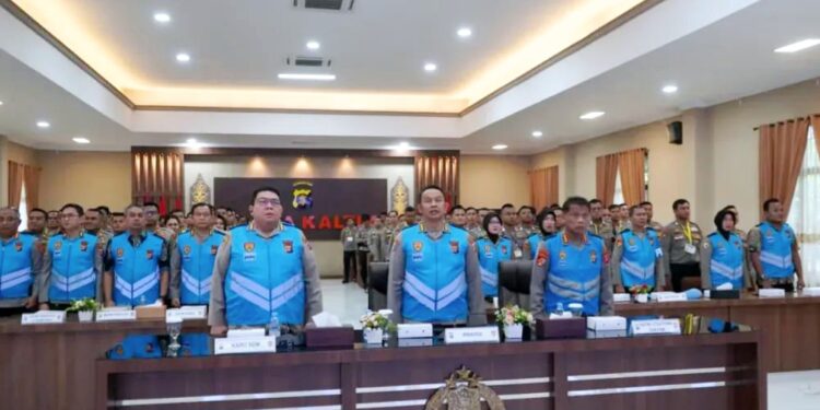 193 Peserta Ikuti Pengambilan Sumpah Seleksi Dikbang Polri di Polda Kaltim