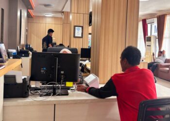 Situasi layanan di Kantor DPMPTSP Kota Bontang