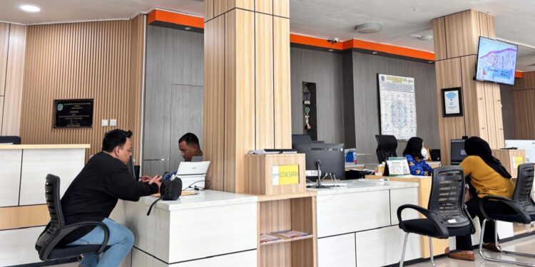 Kondisi pelayanan di Kantor DPM-PTSP Bontang