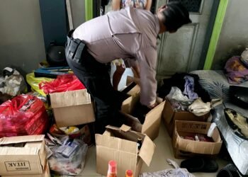 Polres Bontang Tertibkan Penjual Miras Tanpa Izin, 176 Botol Disita