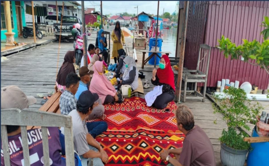 Edukasi Dinkes Bontang di masyrakat