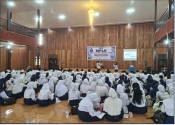 Salah satu bentuk edukasi Dinkes Bontang di Sekolah