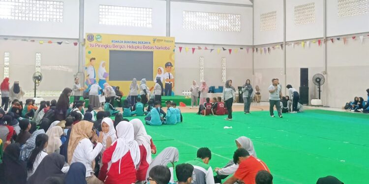 Suasana perlombaan rangkaian Aksi Bergizi Dinas Kesehatan (Dinkes) Kota Bontang