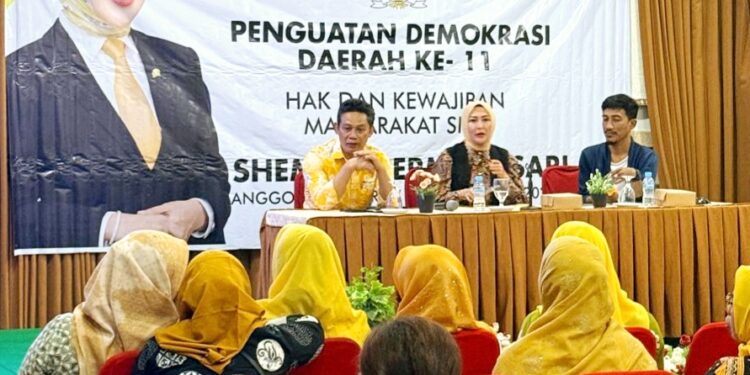 Shemmy Permata Sari (SPS) kembali menyapa warga daerah pemilihannya di Kota Bontang.