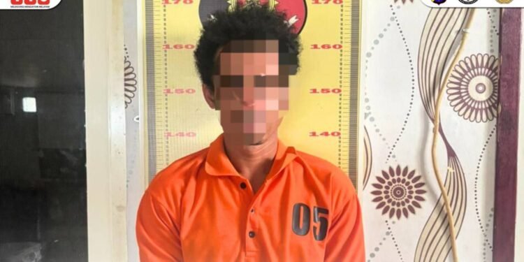 Seorang pria berinisial SA (32) diamankan jajaran Polsek Kota Bangun saat diduga membawa narkotika jenis sabu