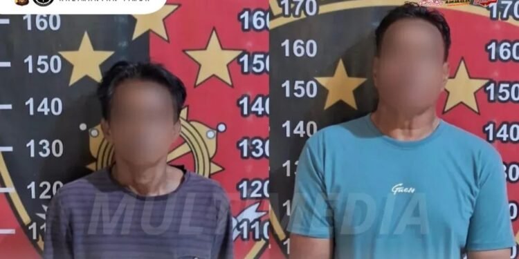 Dua Pelaku Curi Uang Pedagang Ikan Ditangkap Polisi