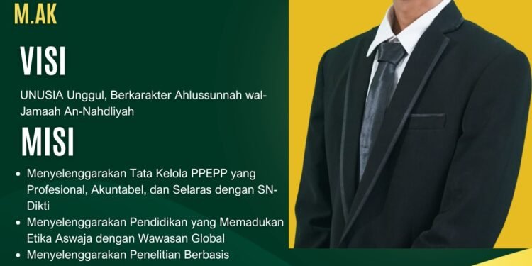 Calon Rektor UNUSIA 2026-2030, Muhammad Aras Prabowo. (Istimewa)