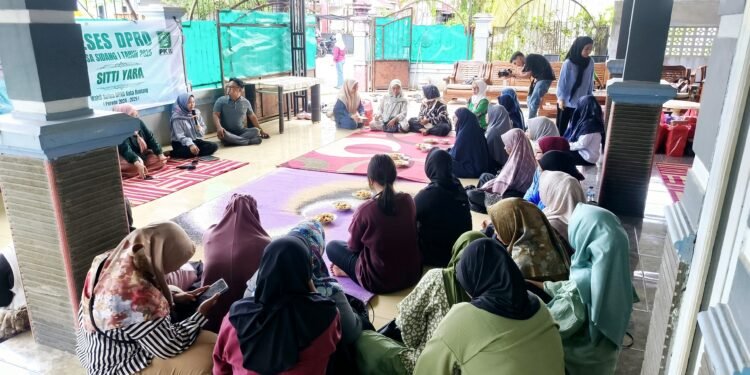 Wakil Ketua DPRD Bontang, Sitti Yara menggelar reses di Kelurahan Api-api