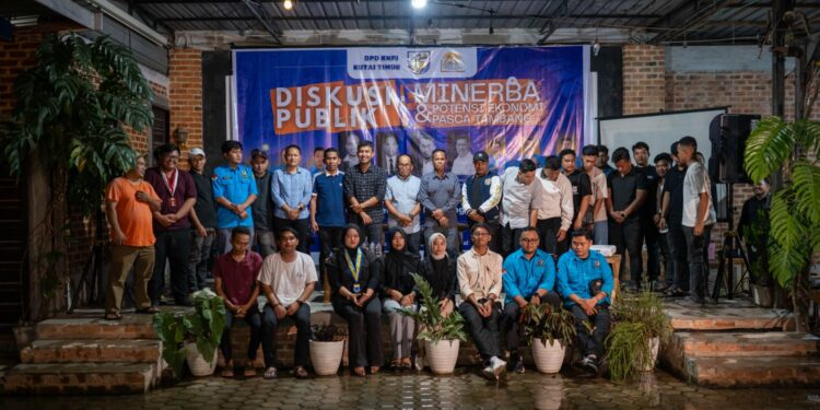 Diskusi Publik DPD KNPI Kutim bertajuk Minerba dan Potensi Ekonomi Pascatambang (Ist)