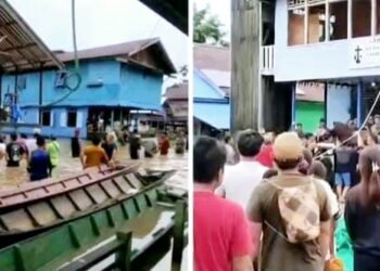 Banjir Rendam Telen Kutim, Anak Kelas IV SD Tewas Diduga Terjatuh dari Rumah Panggung