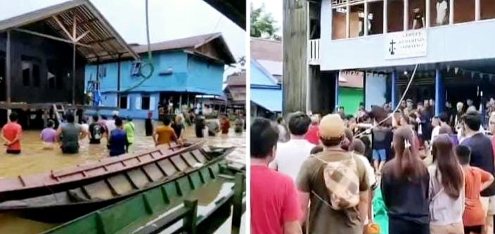 Banjir Rendam Telen Kutim, Anak Kelas IV SD Tewas Diduga Terjatuh dari Rumah Panggung
