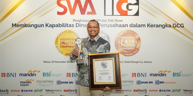 Pupuk Kaltim Raih Predikat The Most Trusted Company di CGPI 2025