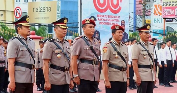 Sertijab Kabag Ops dan Kasat Resnarkoba