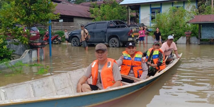 Kondisi Banjir di Kecamatan Tabang, Kabupaten Kutai Kartanegara