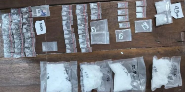 Barang Bukti yang diamankan Polres Kubar terkait narkoba