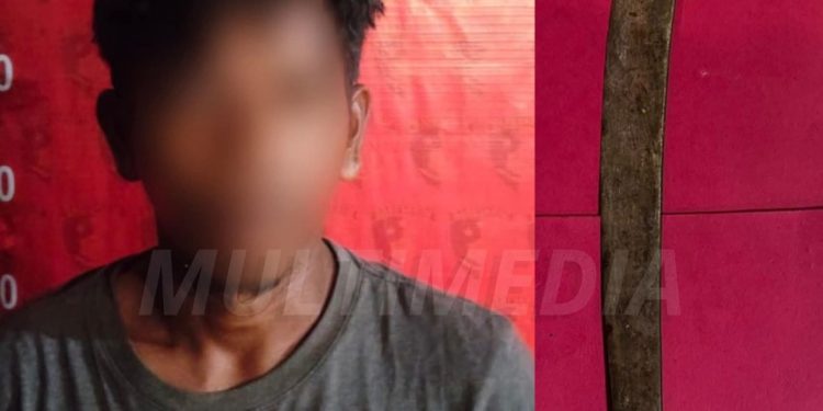 Unit Reskrim Polsek Kawasan Pelabuhan Polresta Samarinda mengamankan seorang juru parkir