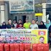 Pengurus Kerukunan Keluarga Sulawesi Selatan (KKSS) Bontang distribusi bantuan ke lokasi banjir