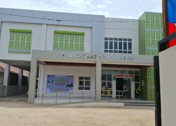 Gedung baru Puskesmas Teluk Lingga, Sangatta Utara yang diresmikan Bupati Kutim, Senin (23/2/2026). (Arya/CK)