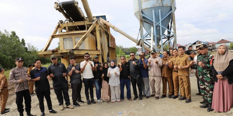 Komisi C DPRD Bontang Sidak dekat lokasi batching plant Tanjung Laut Indah.