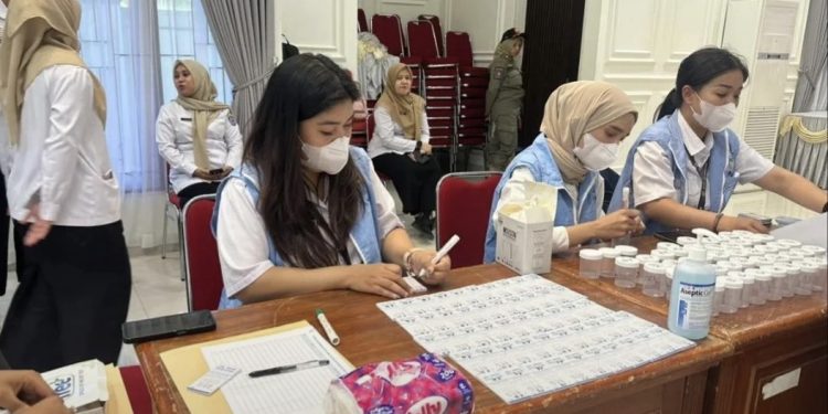 Pemkot Bontang menjalani tes urine mendadak yang digelar Badan Narkotika Nasional Kota (BNNK) Bontang, Rabu (4/2/2026).
