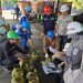 Tim Disperindag Kutim memeriksa puluhan tabung gas 3 kg. Pengujian dilakukan untuk memastikan berat bersih LPG memenuhi ketentuan metrologi legal. (Istimewa)