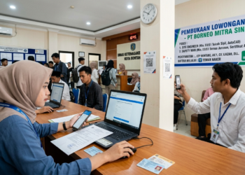Ilustrasi buka Loker di PT Borneo Mitra Sinergi