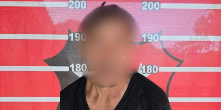 Polsek Loa Janan menangkap seorang pria berinisial SA (40) di Desa Batuah, Kukar