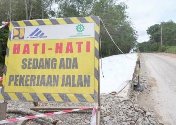 Kondisi Perbaikan Jalan Kukar - Kubar