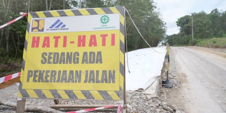 Kondisi Perbaikan Jalan Kukar - Kubar
