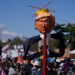 Ribuan demonstran turun ke jalan di berbagai kota di Amerika Serikat pada Sabtu (28/3/2026)