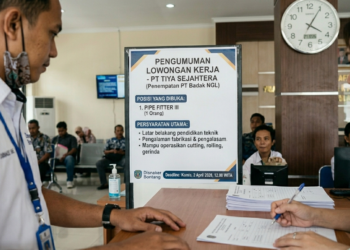 Ilustrasi buka Loker di Bontang