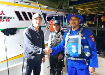 Sat Polairud Bontang Selamatkan Nelayan
