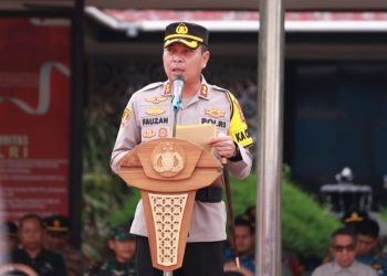 Kapolres Kutim, AKBP Fauzan Arianto, Gelar Apel Ketupat Mahakam 2026