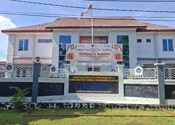 Tampak depan Kantor Lapas Bontang