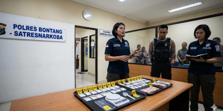 Ilustrasi Polres Bontang mengungkap kasus dugaan peredaran narkotika