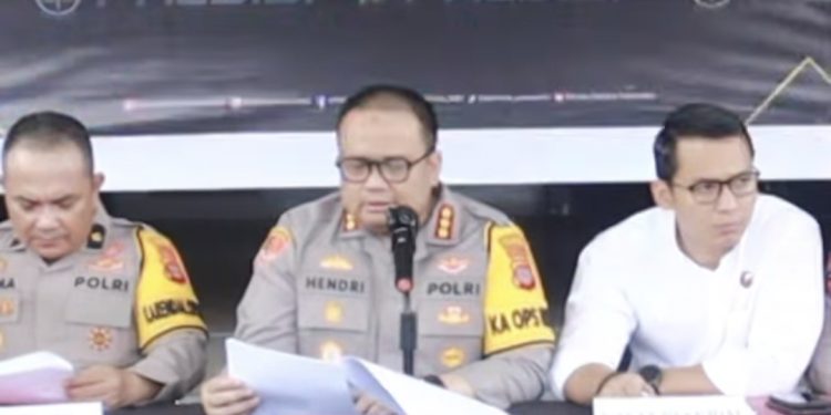 Konferensi pers Polresta Samarinda