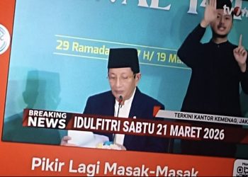 Hasil Sidang Isbat: Idulfitri 2026 Jatuh pada 21 Maret