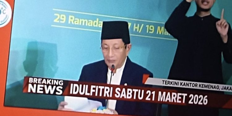 Hasil Sidang Isbat: Idulfitri 2026 Jatuh pada 21 Maret