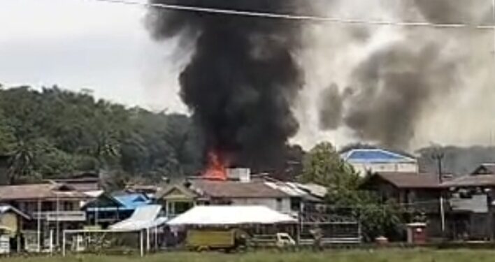 Kebakaran Besar di Batu Timbau, 85 Rumah Hangus dan 109 KK Kehilangan Tempat Tinggal