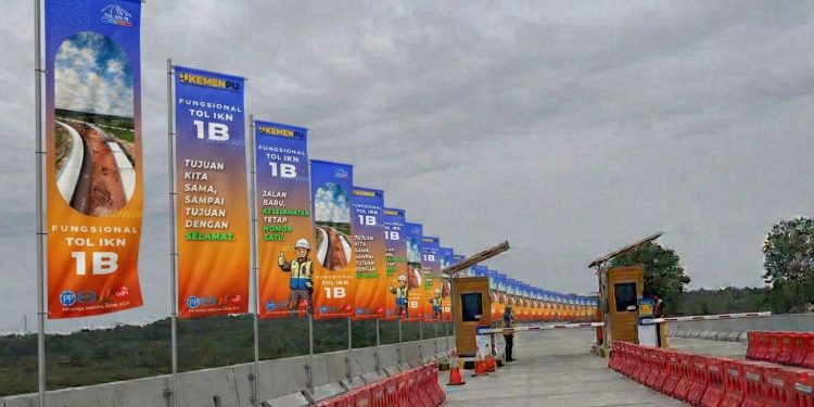Jalur Fungsional Lebaran Tol 1B, Balikpapan diaktifkan untuk mengurai kepadatan lalu lintas pada arus mudik lebaran 2026. (Dok. BBPJN Kaltim)